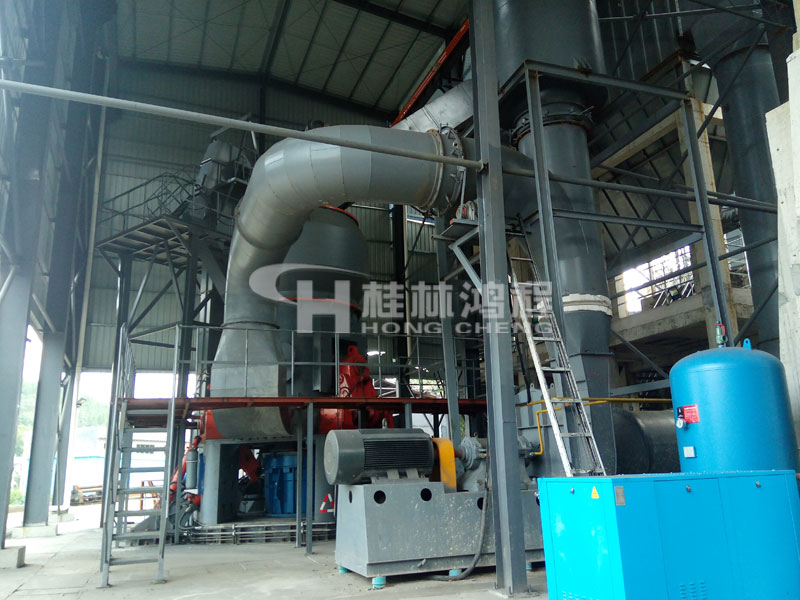 絹云母粉，立式磨粉機，絹云母磨粉機，立磨，磨粉機械，磨粉設備，桂林鴻程