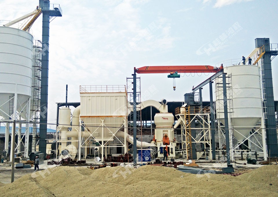 立磨生產礦渣粉,礦渣立磨原理,礦渣立磨,鴻程礦渣立磨